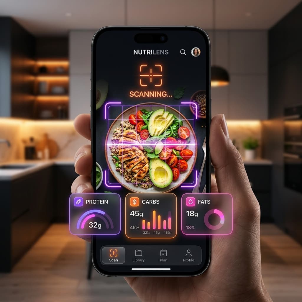 Calorie Fire Mobile App UI Mockup